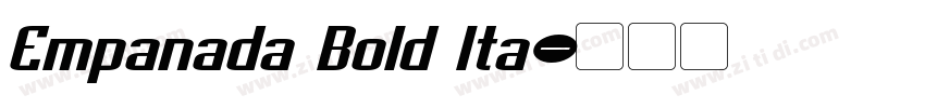 Empanada Bold Ita字体转换